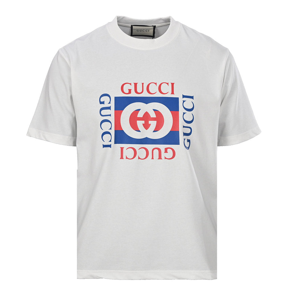 GUCCI Classic Square Print T-Shirt