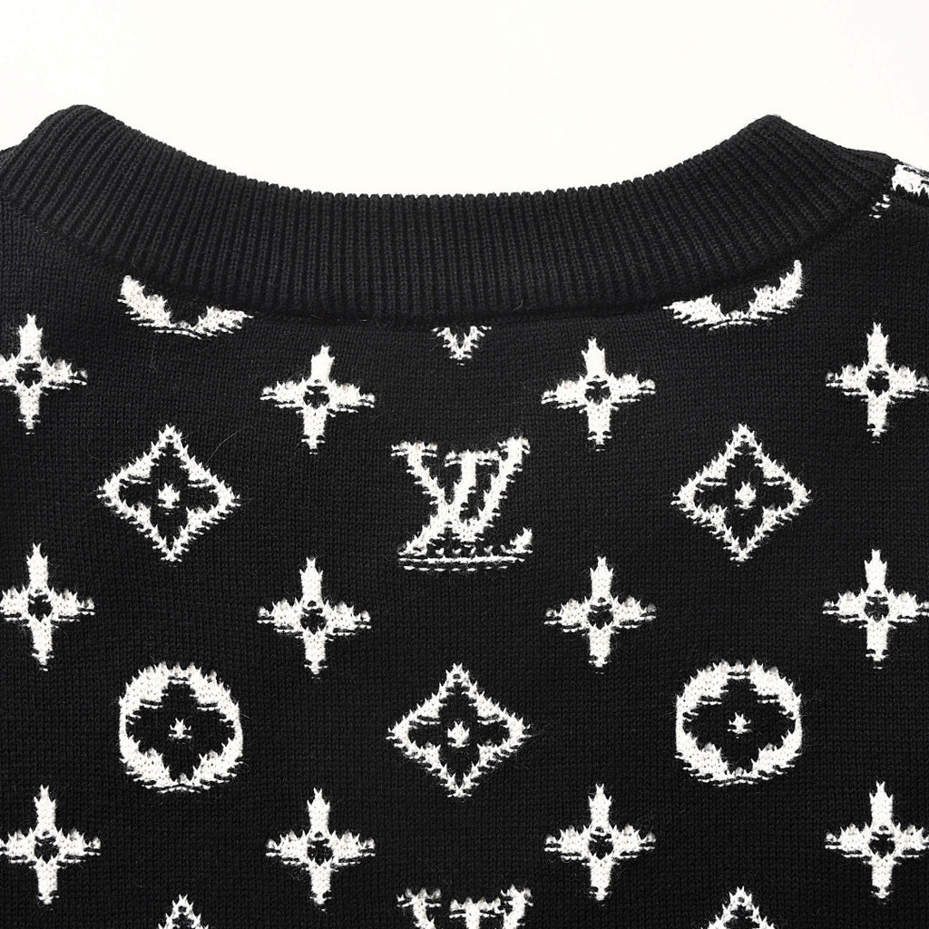 Louis Vuitton Monogram Jacquard Cotton Sweatshirt