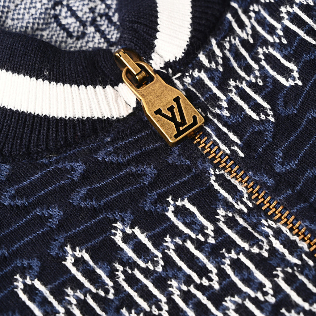 Louis Vuitton Monogram Jacquard Cotton Sweatshirt