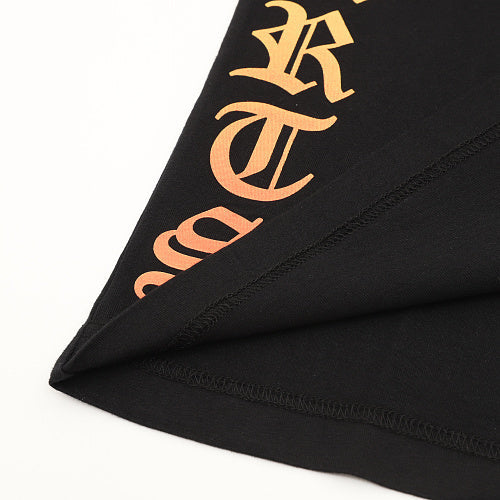 Chrome Hearts Yellow Sanskrit Print T-Shirt