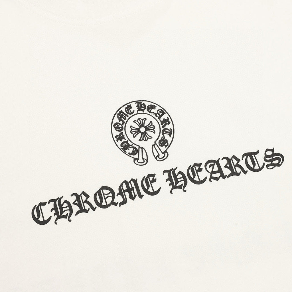 Chrome Hearts Sanskrit Horseshoe Print T-Shirt