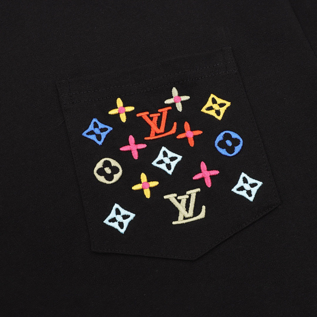 Louis Vuitton Streetwear T-Shirt Men’s Casual Crewneck – Brand New Full Packaging