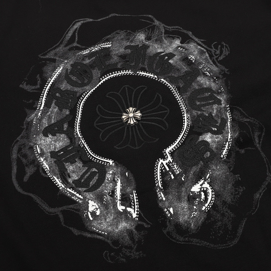 Chrome Hearts Front & Back Horseshoe T-Shirt