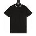 Chrome Hearts Short-Sleeve T-Shirt with Sanskrit Lettering Print at the Neckline