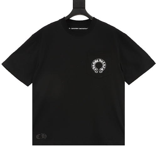 Chrome Hearts T-Shirt with 3D Sanskrit Script on the Back