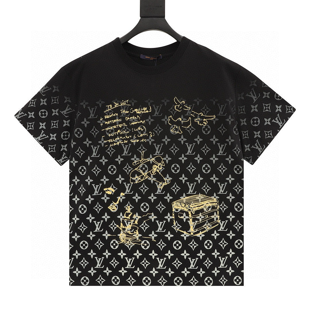 Louis Vuitton LV Circle Logo Cotton T-Shirt