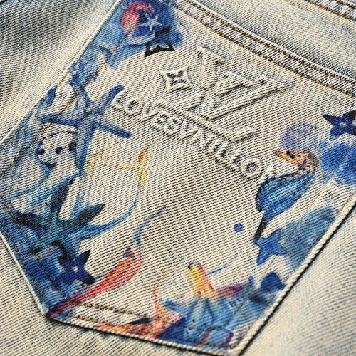 Louis Vuitton LV25SS Slim-Cut Denim Jeans
