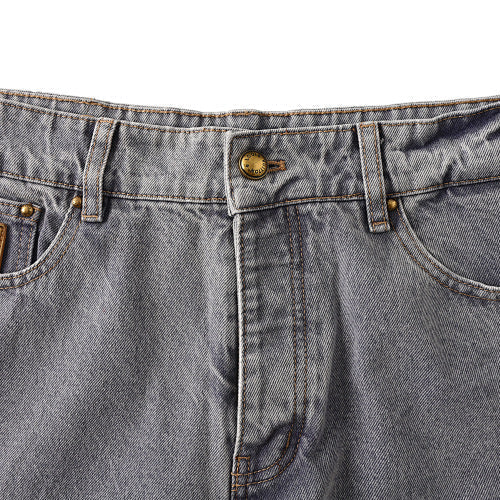 Louis Vuitton Monogram Faded Denim Straight-Leg Jeans