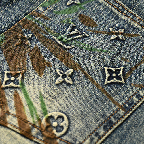 Louis Vuitton Straight-Leg Denim Jeans