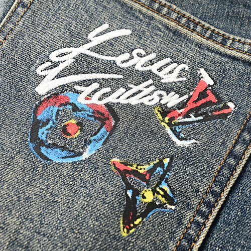 Louis Vuitton Dark Wash Denim Jeans