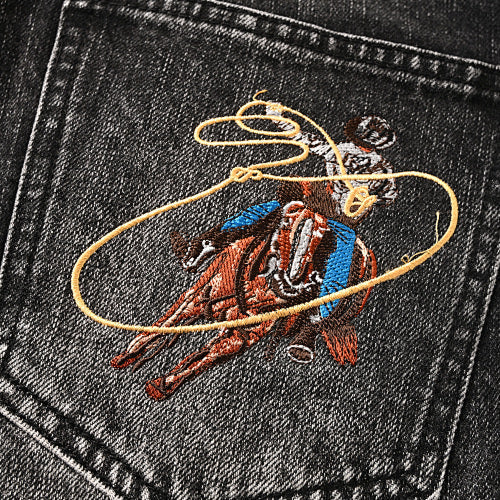 Louis Vuitton Monogram Slim-Fit Denim Jeans