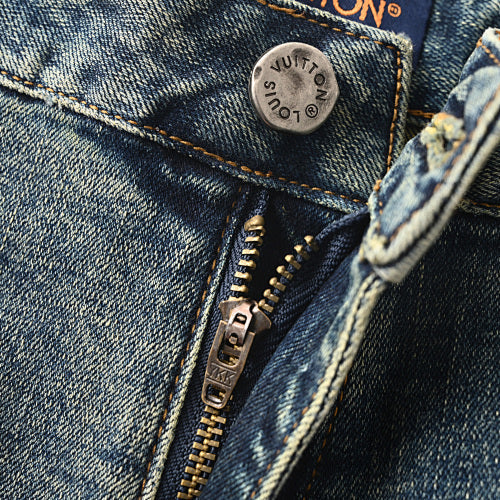 Louis Vuitton Cropped Denim Jeans