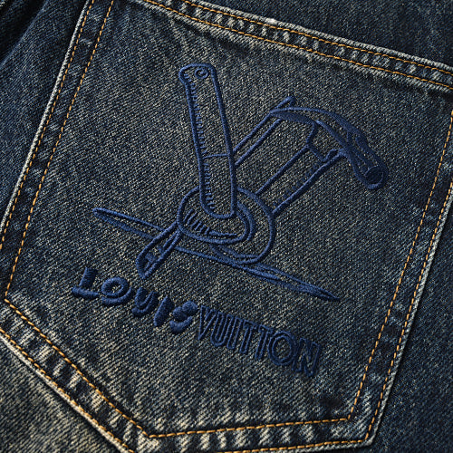 Louis Vuitton Washed Denim Jeans