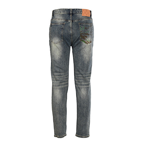 Louis Vuitton Straight-Leg Denim Jeans