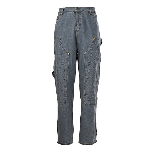 Louis Vuitton Monogram Slim-Fit Denim Jeans