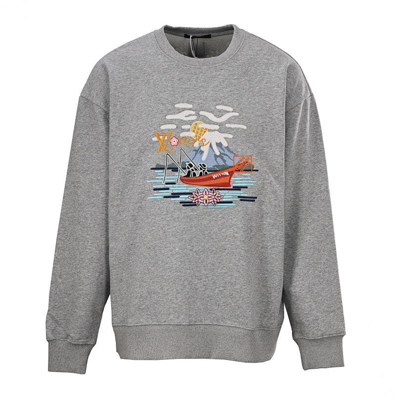 Louis Vuitton Monogram Jacquard Cotton Sweatshirt