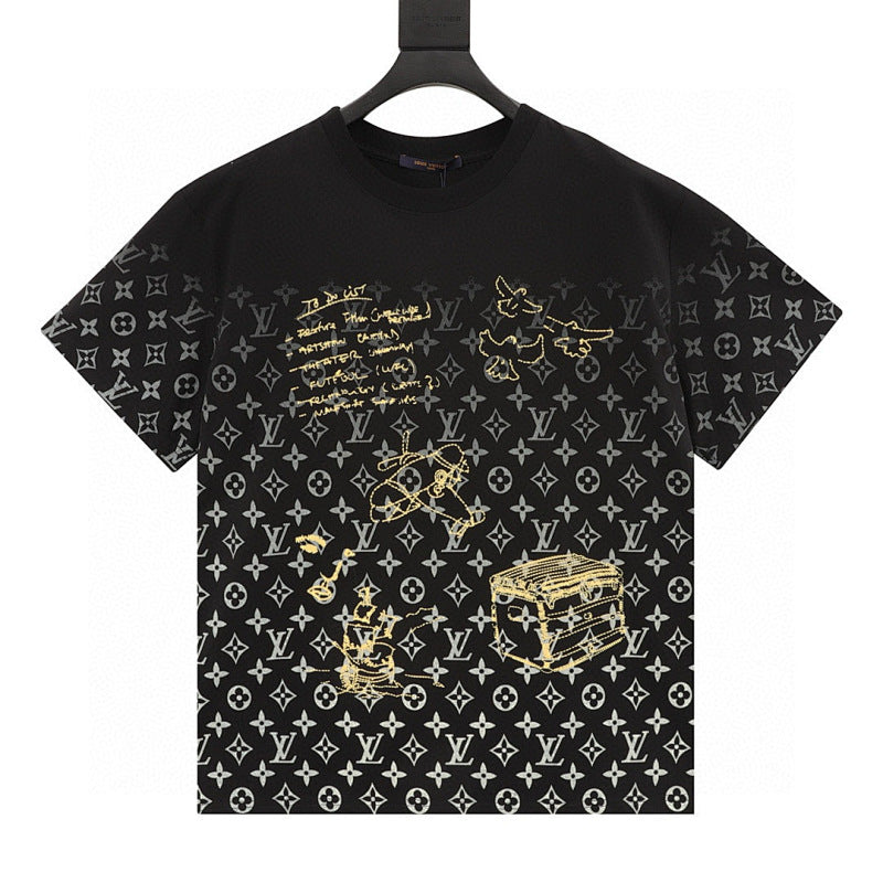 Louis Vuitton LV Circle Logo Cotton T-Shirt
