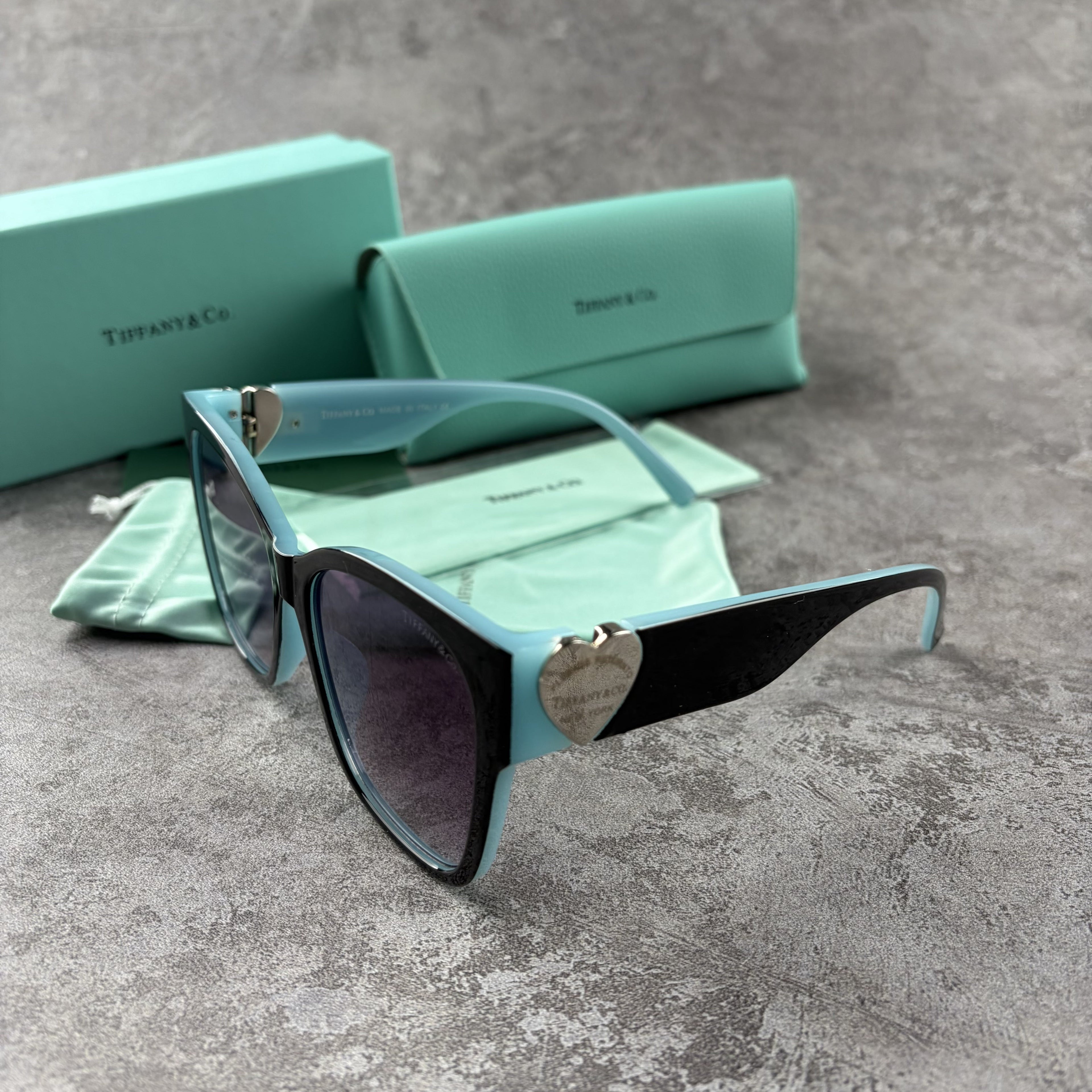 Women's Heart-Accent Cat-Eye Sunglasses | UV Protection Shades