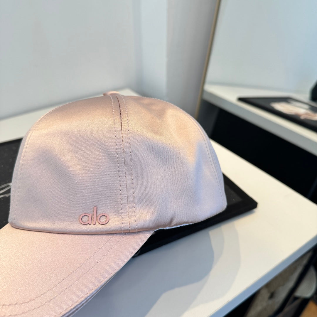 Satin Finish Baseball Cap, Adjustable Athleisure Hat for Daily Use
