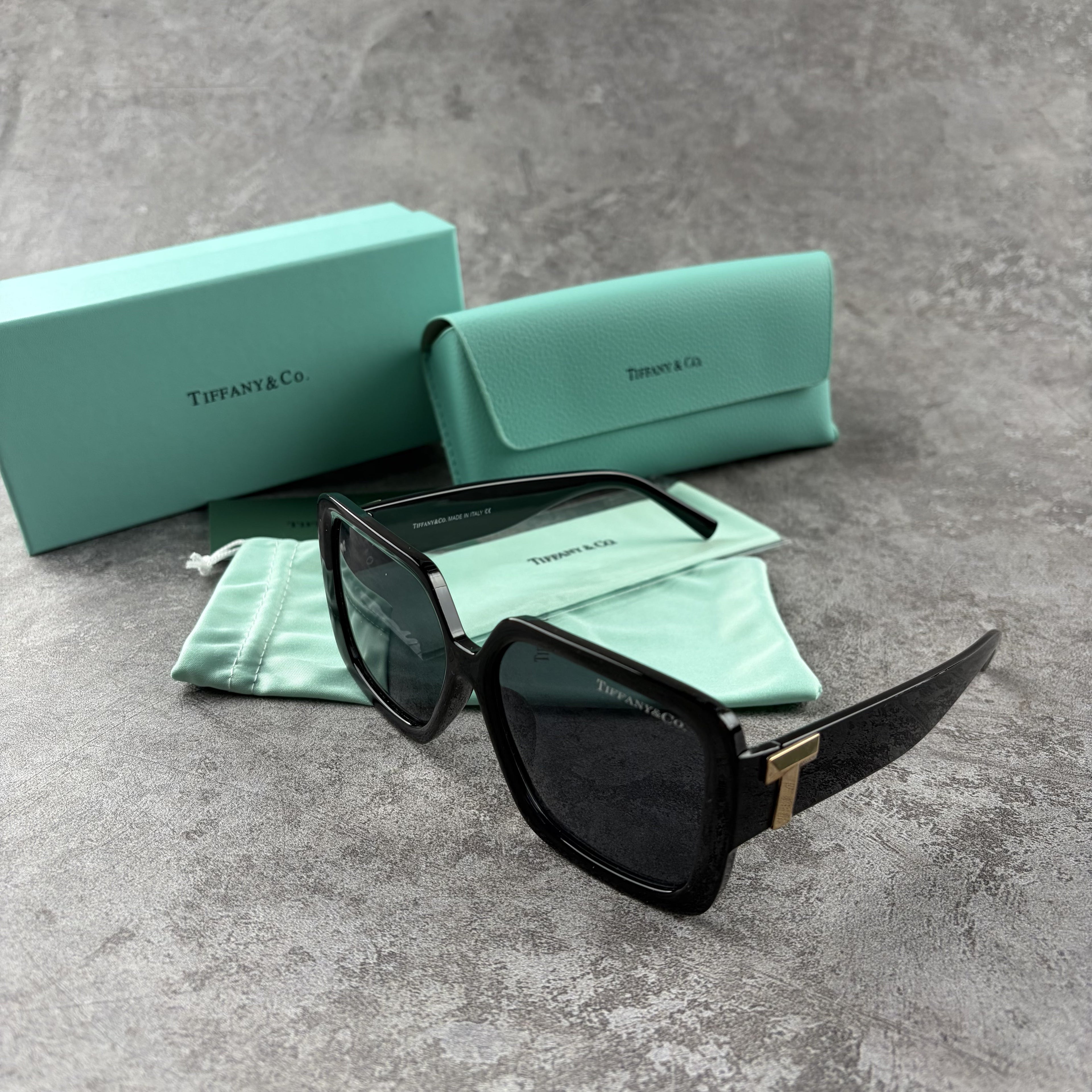 Modern Oversized Square Sunglasses - UV Protection Acetate Frames