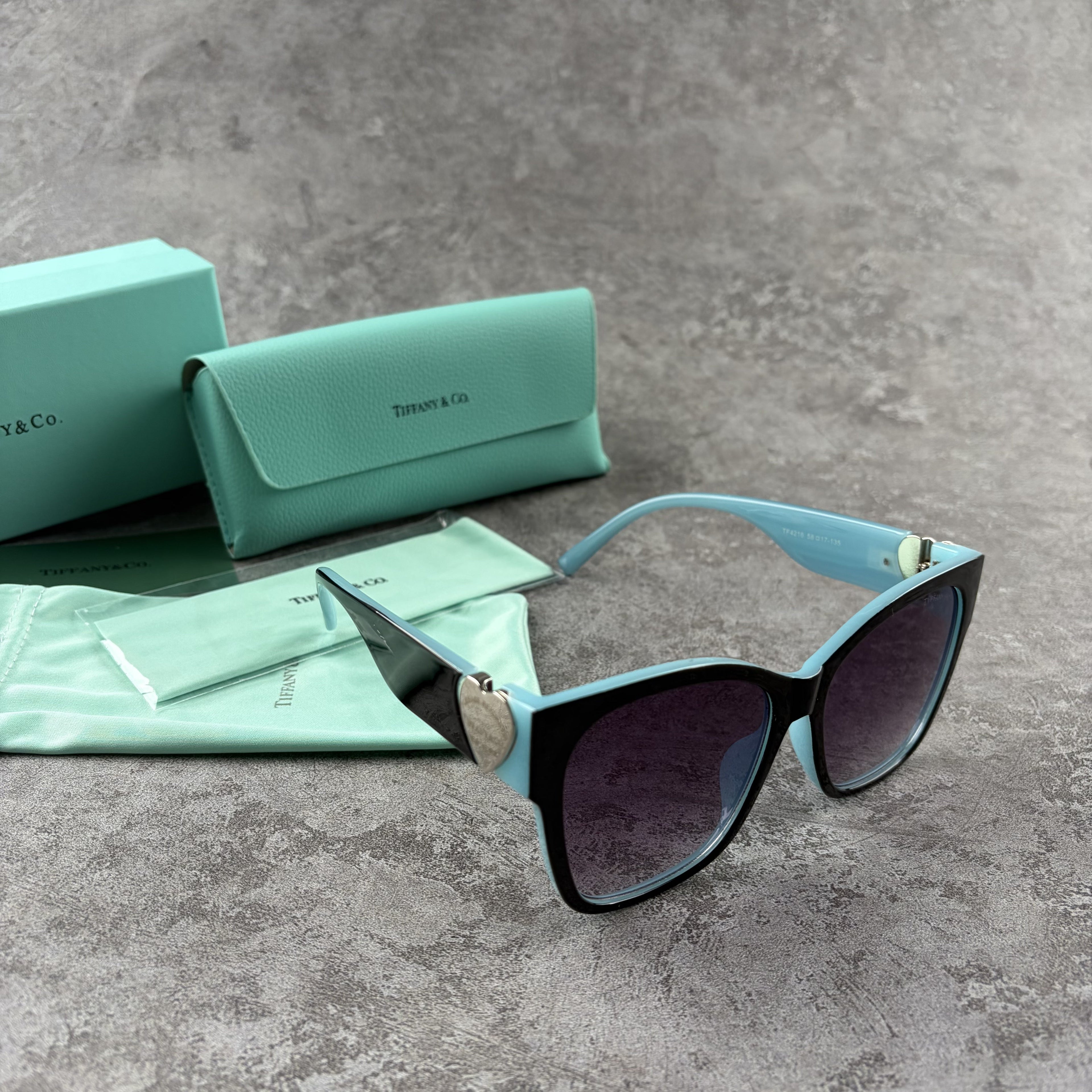 Women's Heart-Accent Cat-Eye Sunglasses | UV Protection Shades
