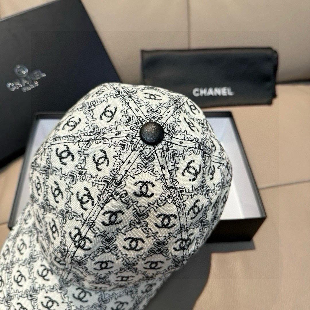 Chic Monochrome Baseball Cap