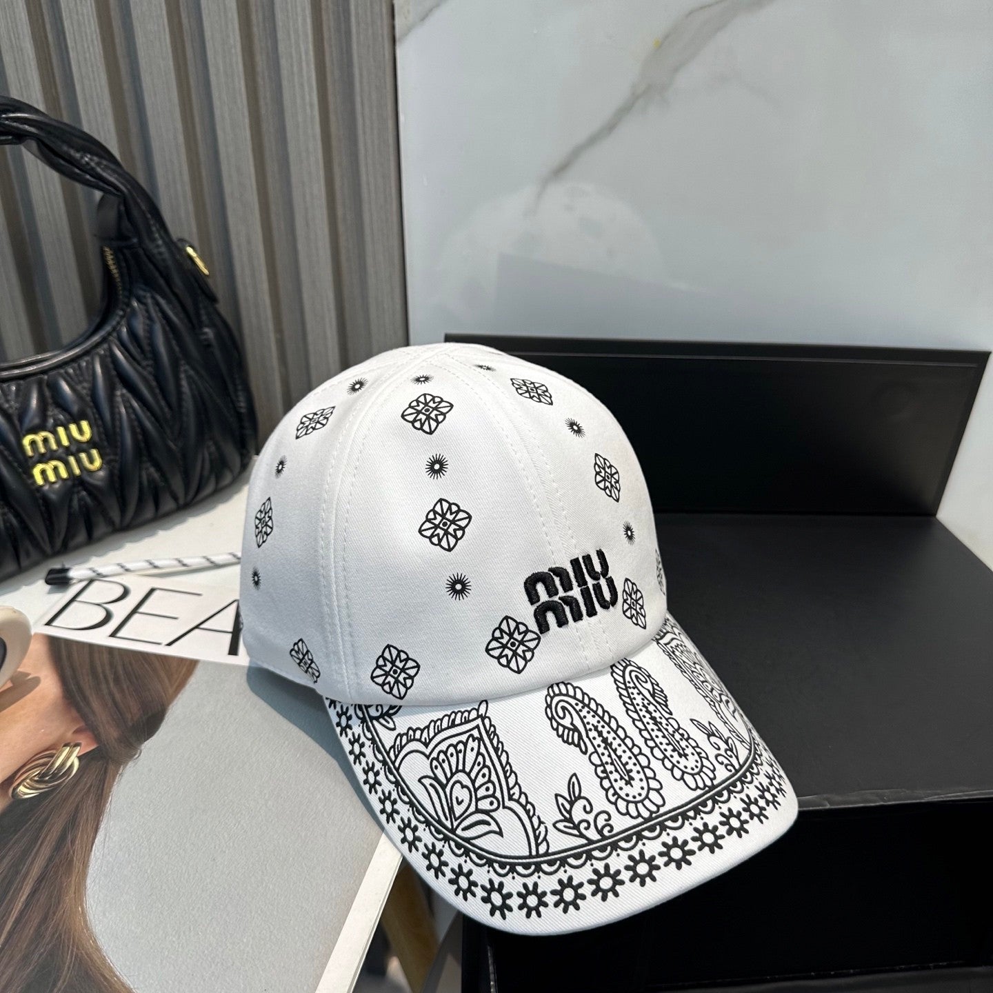 Bohemian Pattern Cotton Baseball Cap - Adjustable Streetwear Hat