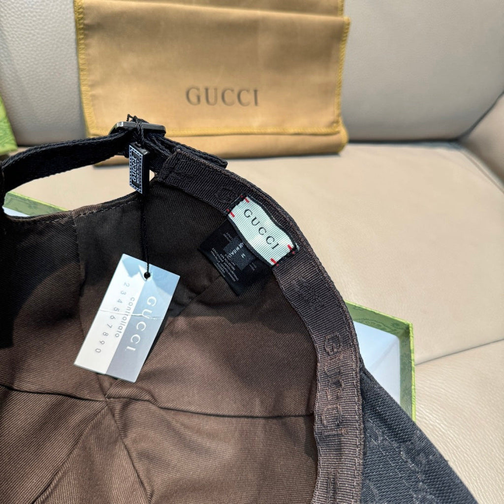 Stylish Black Cap with Striped Accent