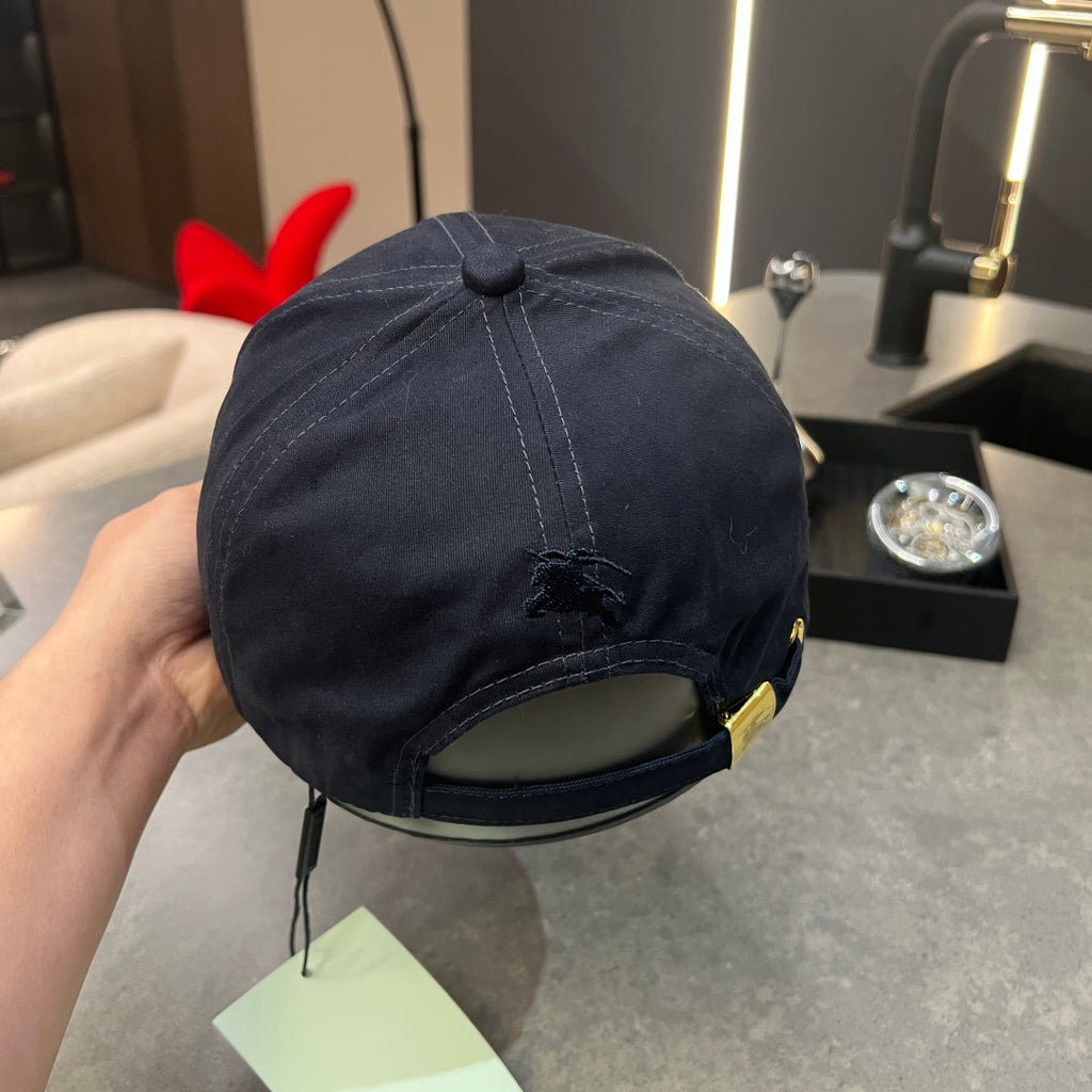 Essential Navy Cap with Embroidered Detailing
