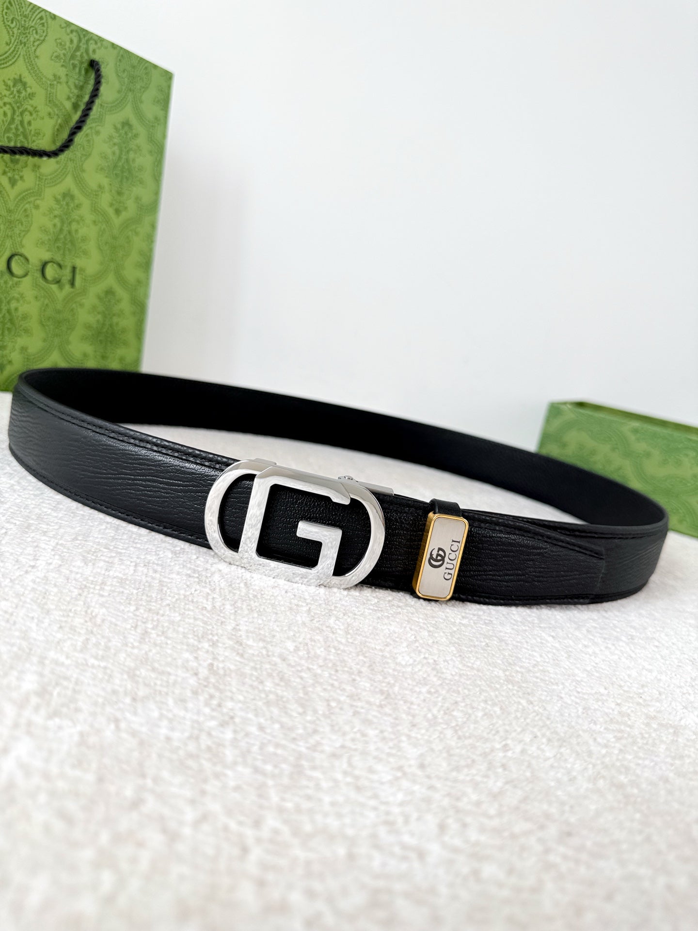 Premium Automatic Buckle Leather Belt - Full Grain Genuine Hide