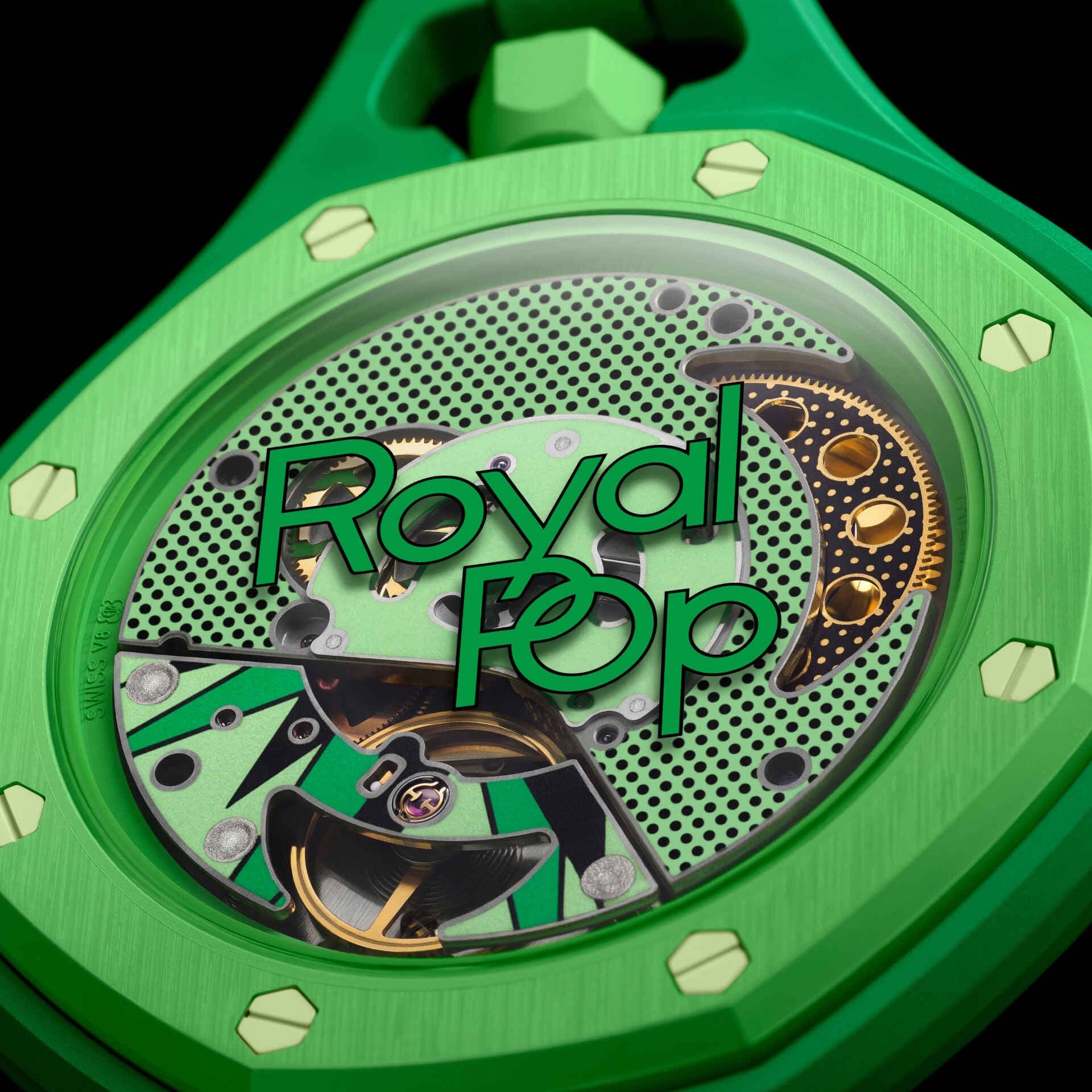 AP x Swatch Royal Pop GREEN EIGHT