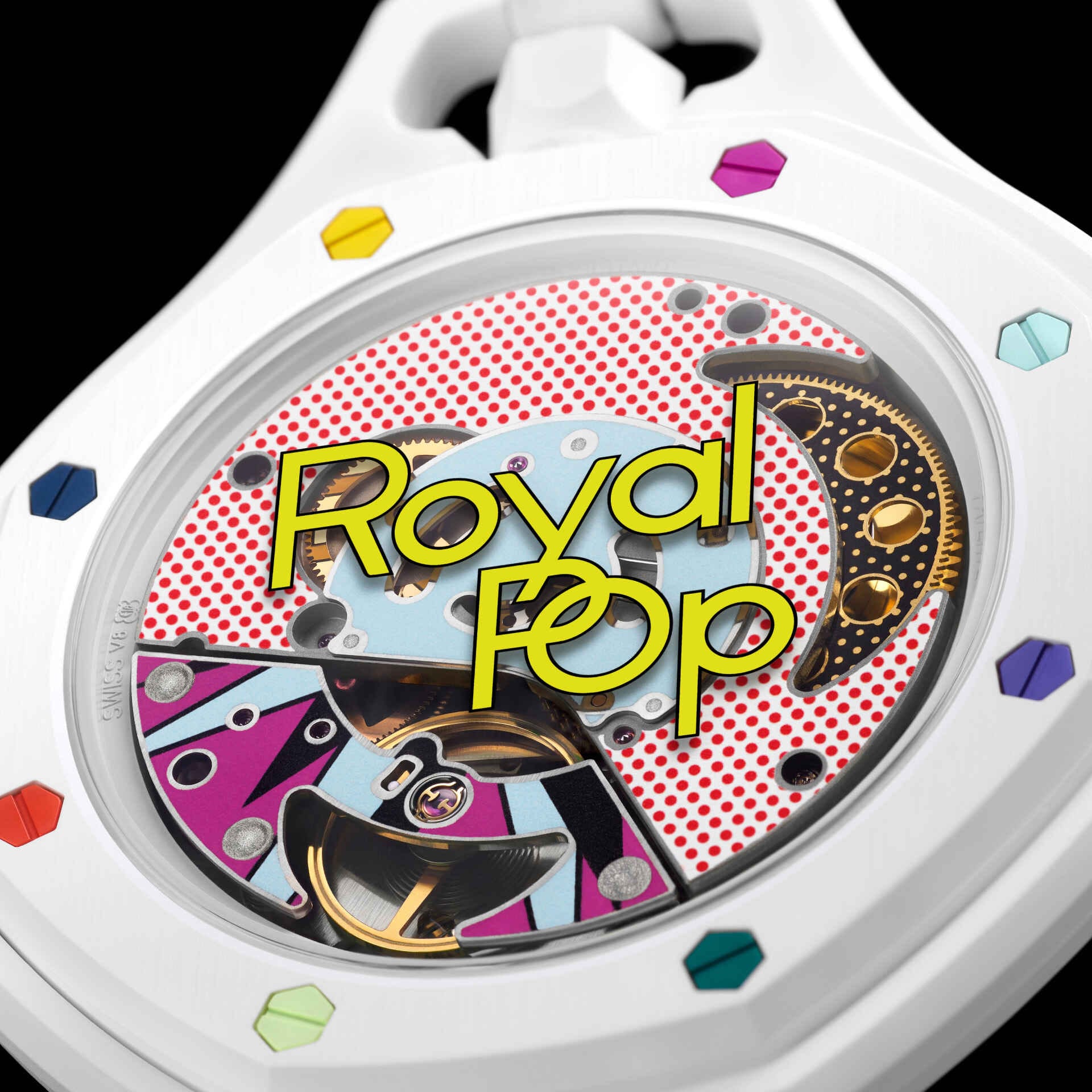 AP x Swatch Royal Pop HUIT BLANC