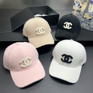Chanel Tweed Baseball Cap