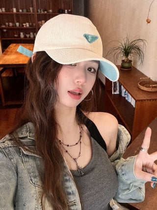 PRADA  Corduroy Baseball Cap