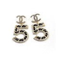 18K  Chanel N0.5 Perfume Earrings