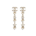 18K  Chanel No.5 Long Earrings