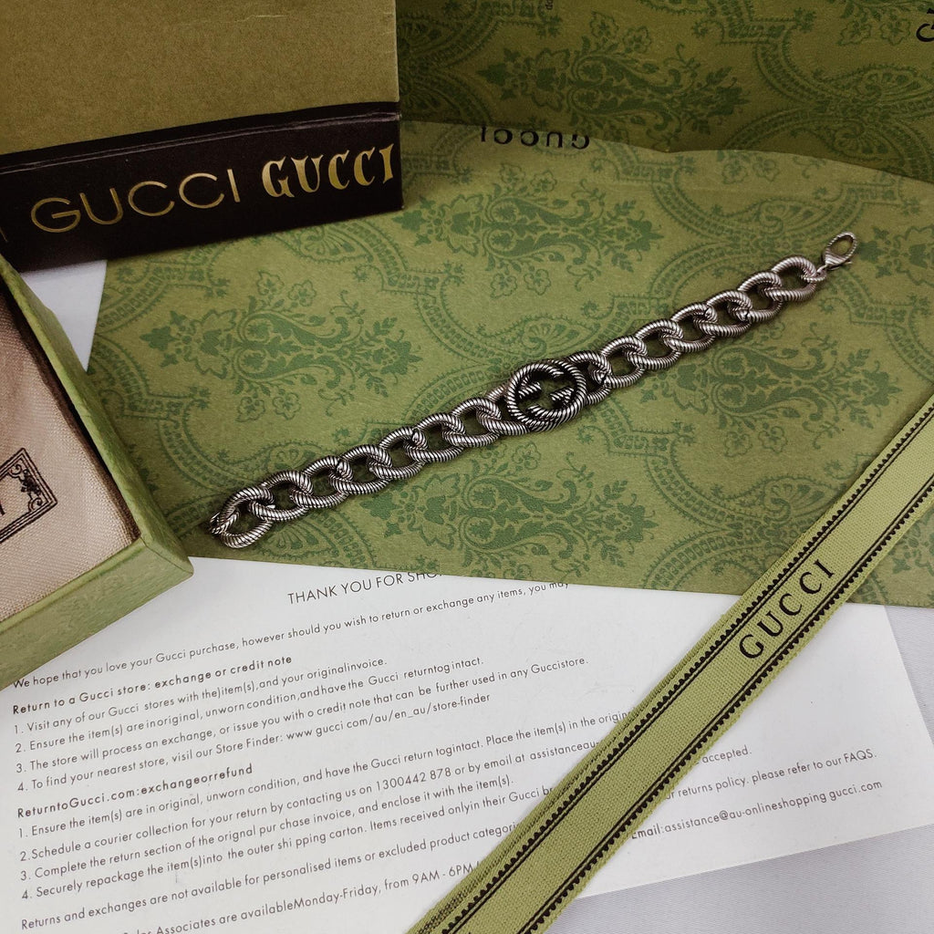 Double Gucci Interlocking Gucci Bracelet
