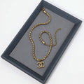 18K  Chanel Vintage Gold Choker Necklace