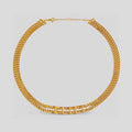 18K Celine Script Choker Necklace