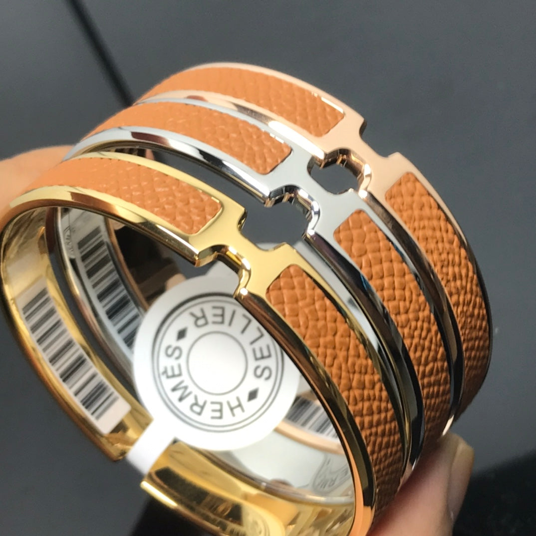 18K Olympe Orange Hermes Bracelet