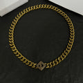 18K Dior Diamond Chain Necklace