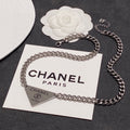 18K  Chanel Triangle Necklace