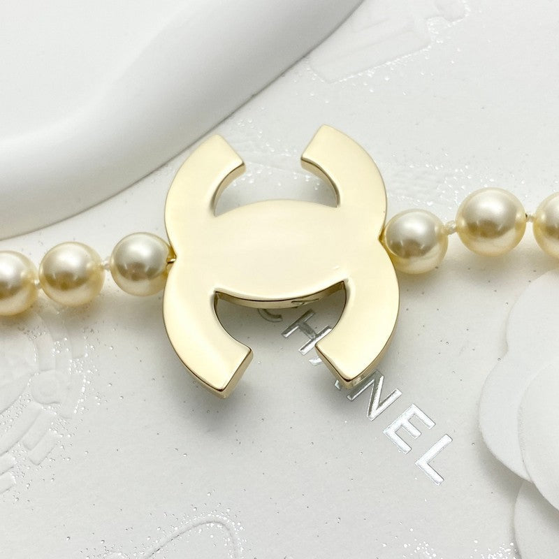 18K  Chanel Pearl Chain Necklace