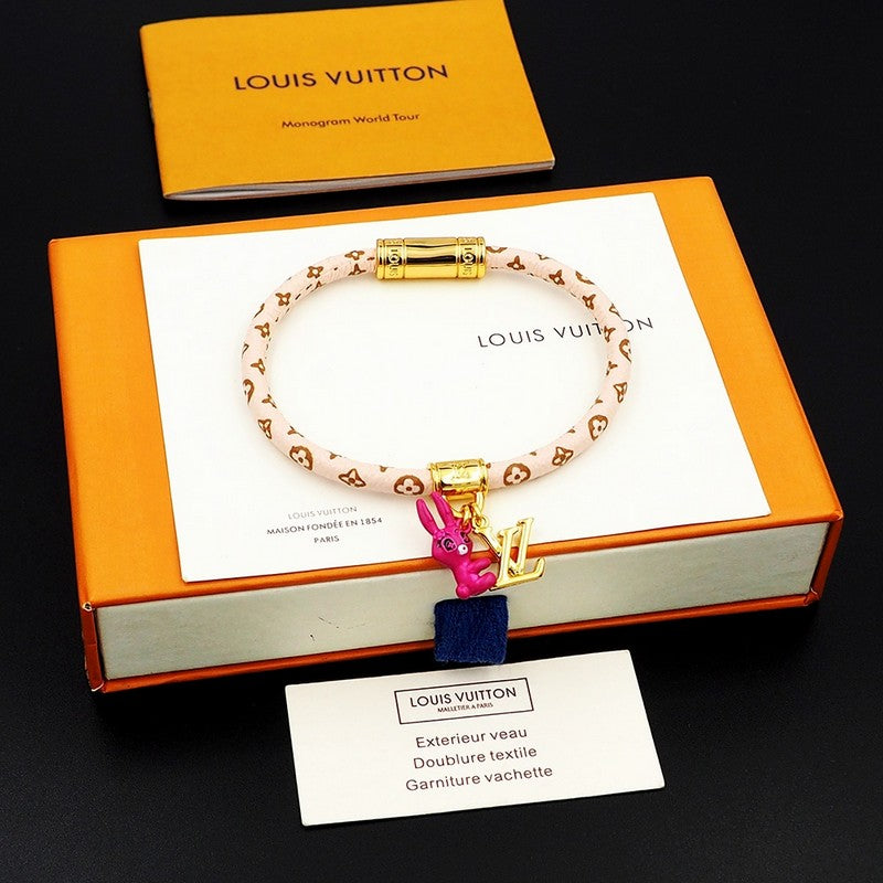 18K Louis Vuitton Animogram Bracelet