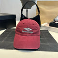 Embroidered Baseball Cap | Vintage Washed Burgundy Red Cotton Dad Hat