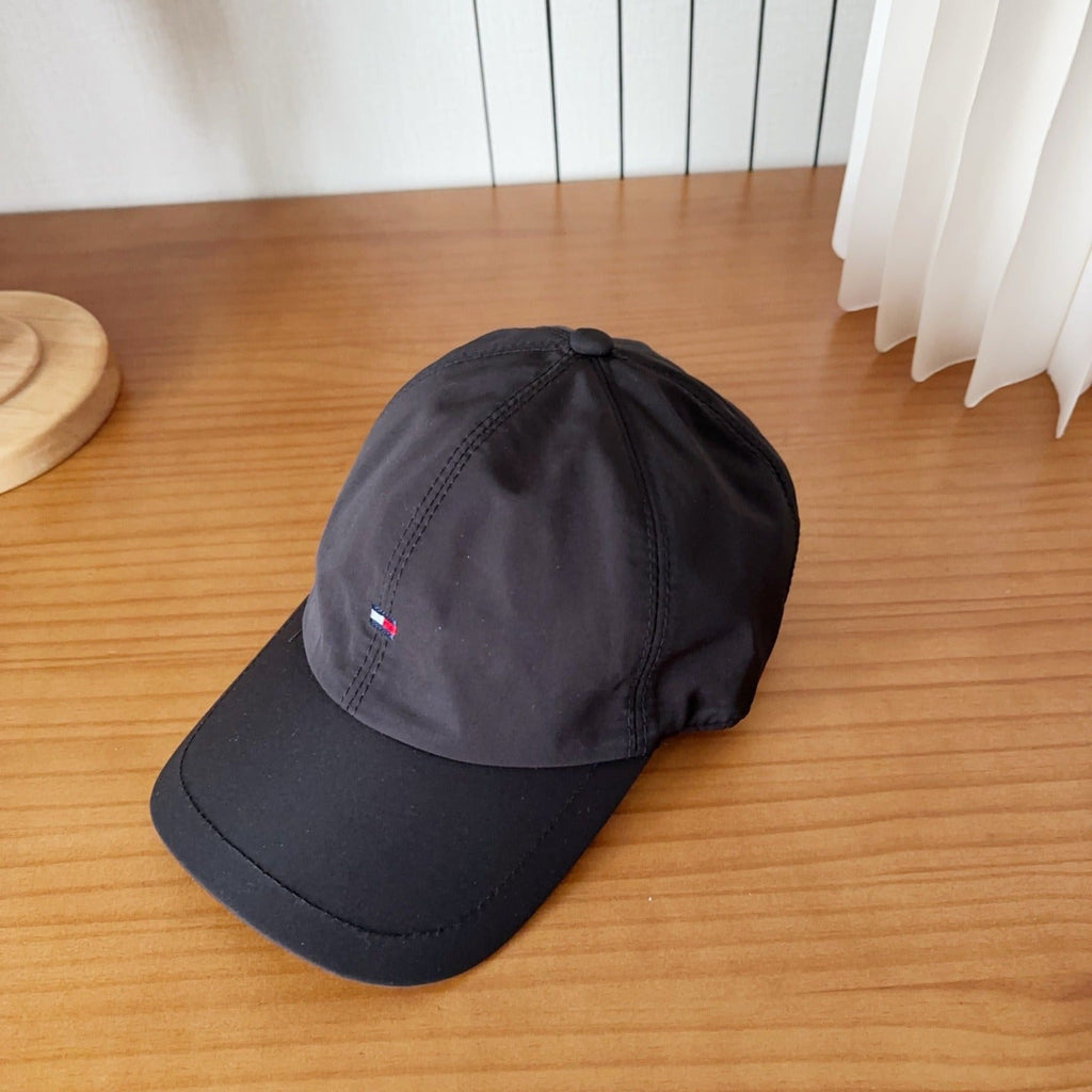 Black Nylon Baseball Cap