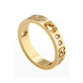 18K Double Gucci Icon Diamonds Ring