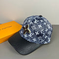 Monogram Denim-Style Baseball Cap