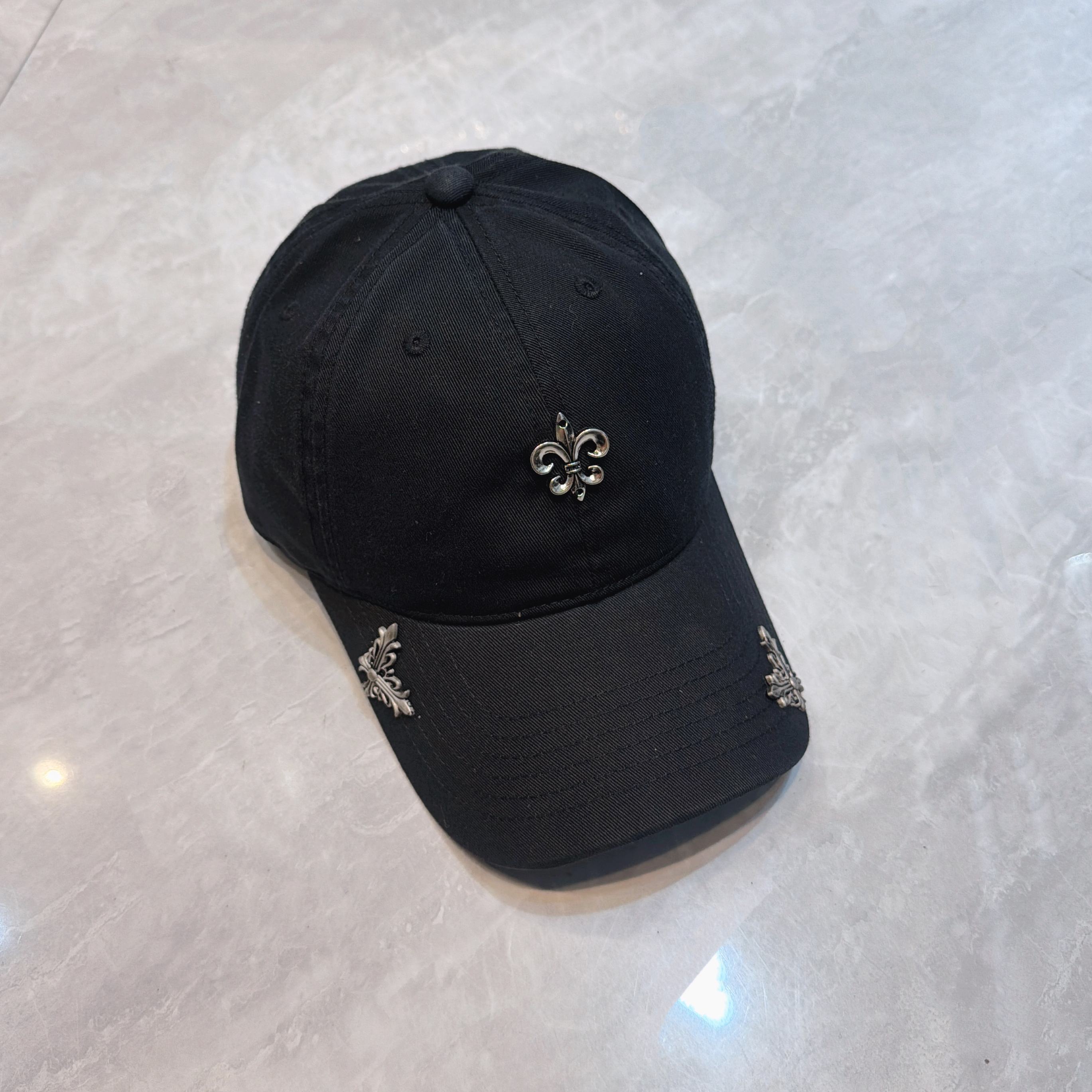 Chrome Hearts Cross‑Patch Baseball Cap
