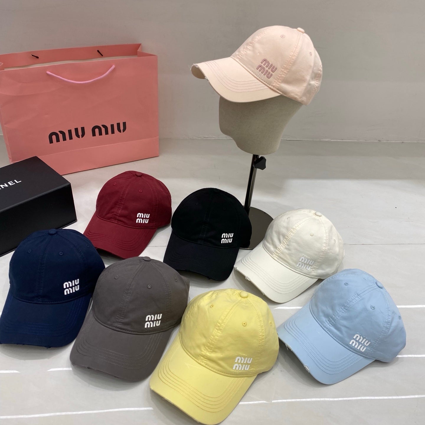 Miu Miu Logo Baseball Cap